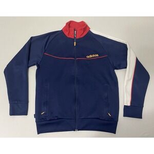 Vintage Adidas Mens Track Jacket Small Blue FIFA World Cup Germany 2006 Soccer